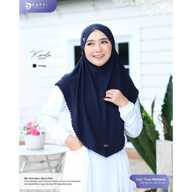 KirimCpT- Hijab Instan Karnila Series By Daffi High Oval