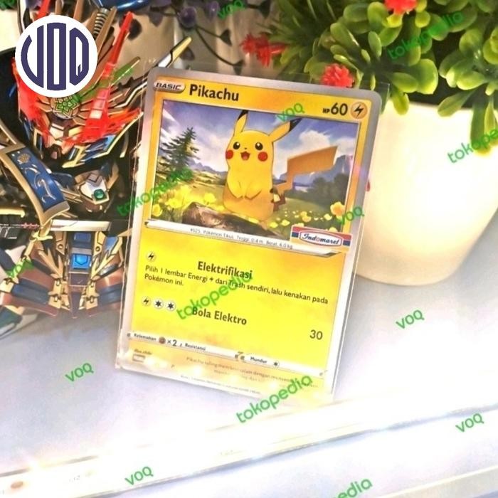 AnakPastiSuka- Pikachu Promo Indomaret Kartu Tcg