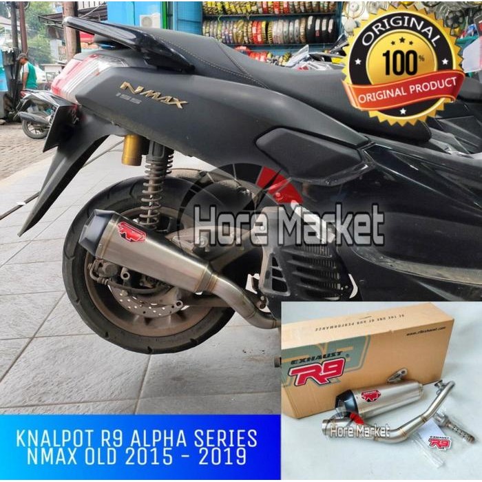 TERLARIS KNALPOT R9 ALPHA SERIES N 2015 - 2019 N OLD LAMA KNALPOT RACING READY STOCK