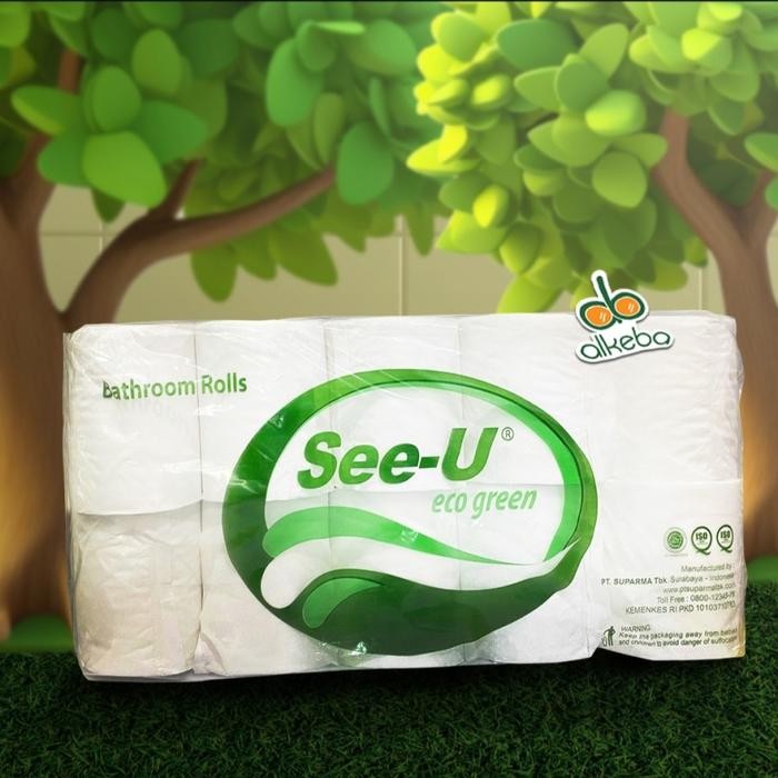 NewsBanget- Tissue Toilet See-U 250'S Bathroom Roll Isi 10 Roll Eco Green Tissue