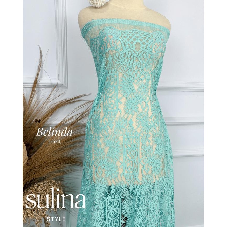 ASLI Sulina Style - Kain Kebaya Brokat Semi Prancis Fatmawati Belinda READY STOCK