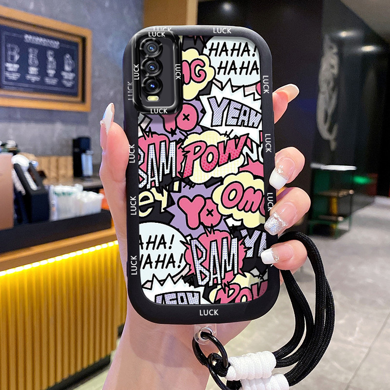Casing Hp untuk VIVO Y20 Y20i Y20s Y20A Y20G Y12A Y12S Y11s Case Casing pola Seru Kesing HP Cesing S