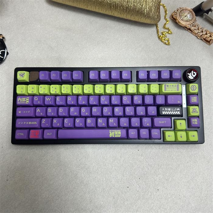 Terlaris EVANGELION PBT Keycaps MDA SALE