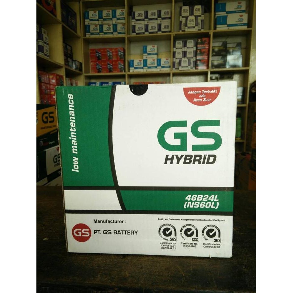 Aki Mobil Ns60L Gs Hybrid