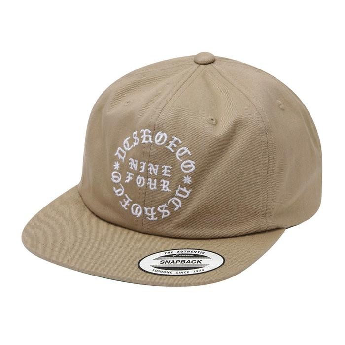 Topi DC Shoes Haze Snapback Unstructured Yupoong Khaki ORIGINAL