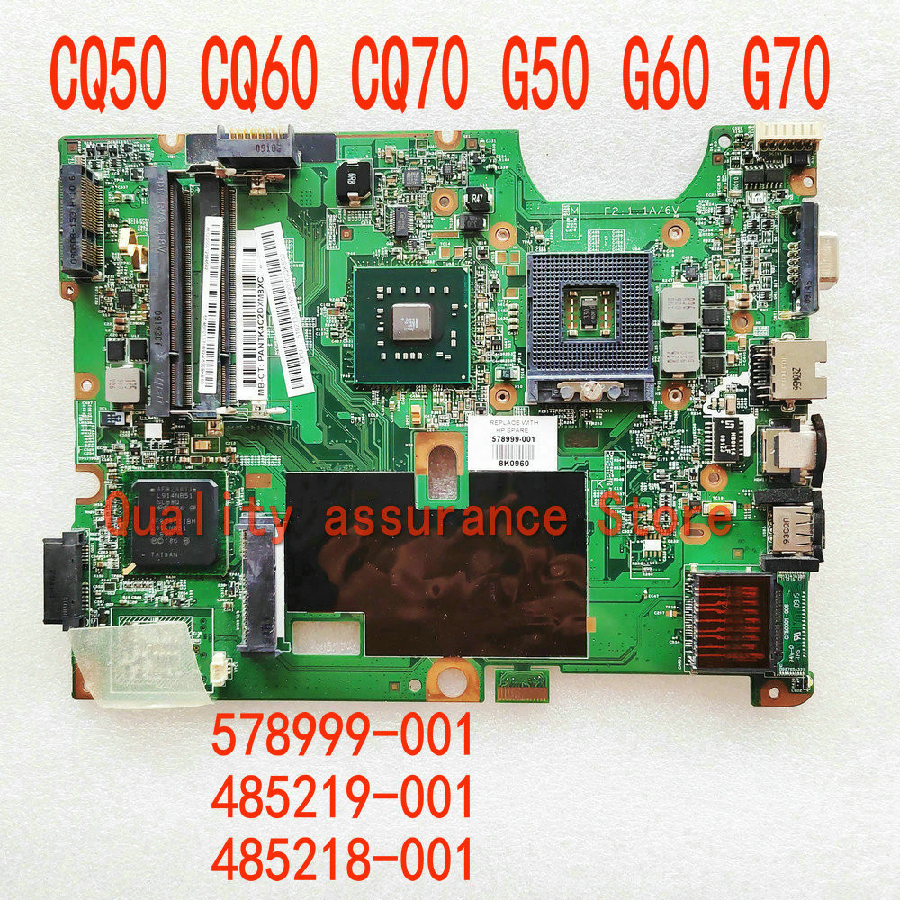 Casing Laptop 485218-001 485219-001 Laptop Motherboard For HP Pavilion CQ50 G50 G60 CQ60 CQ70 Main B