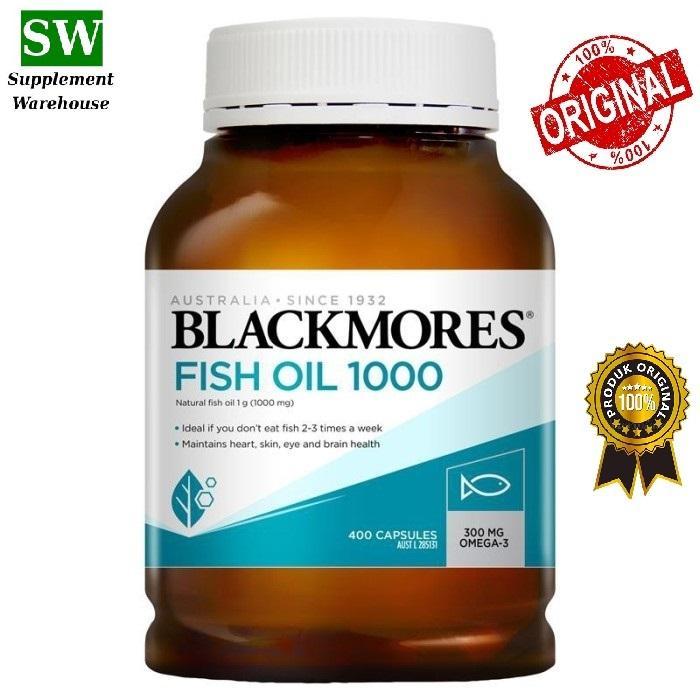 Terlaris Blackmores Fish Oil 1000 Mg Omega 3 - 400 Caps