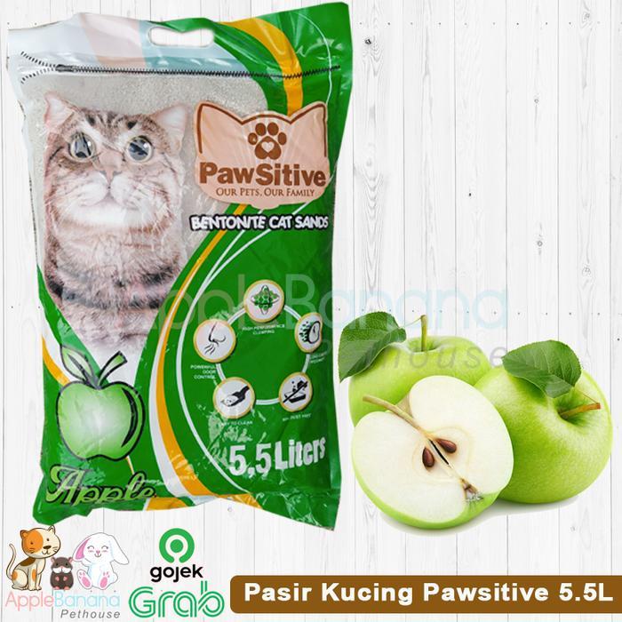Pasir Kucing - Pasir Pawsitive 5.5 Liter - Pasir Wangi Gumpal Kucing
