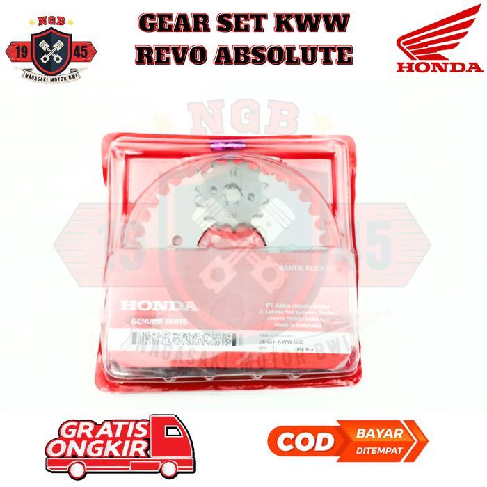 Gir Set Revo Absolute - Gear Set Honda Blade - Ger Revo Absolute - Gir Revo New - Gir Set Honda