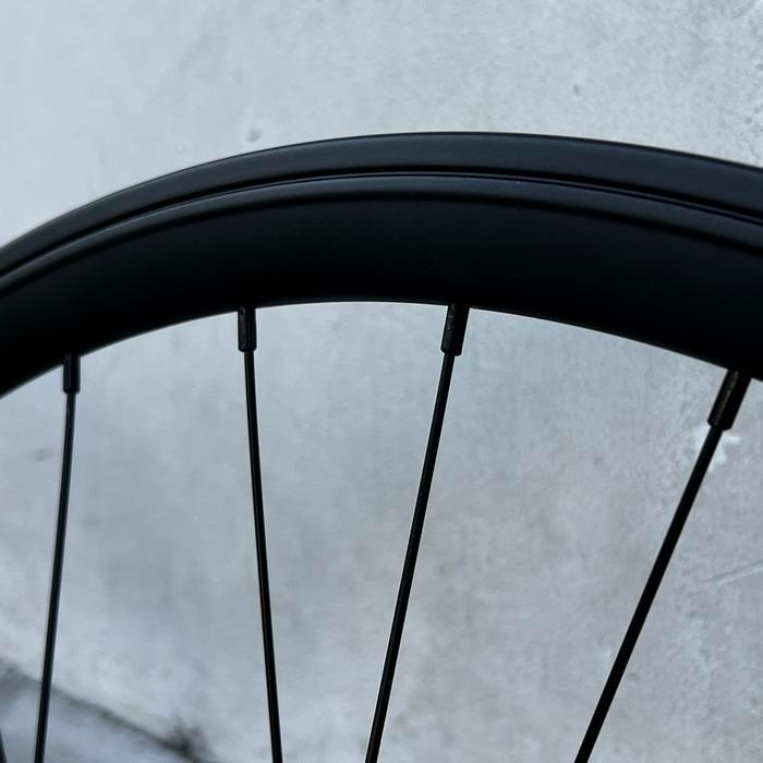 Bisa Gosend Wheelset Fixie Doltrap Vuelta Hitam 3Cm Original Fixed Gear Roda 700C Alloy Double Wall