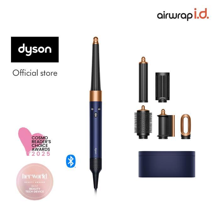 Dyson Airwrap i.d. HS08 Multi-styler and dryer (Prussian Blue/Rich Copper) - Mengeringkan. Mengikal.