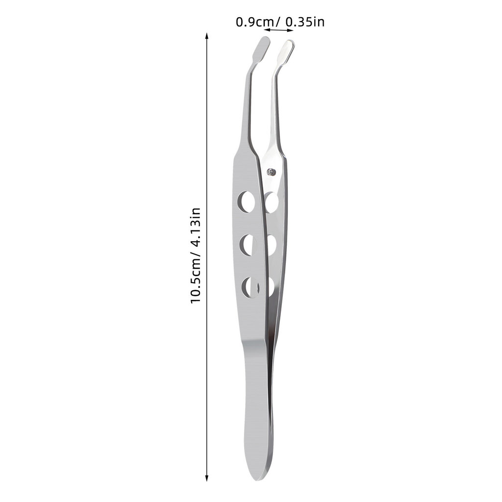 Stainless Steel Meibomian Gland Forceps Professional Eyelid Massage Tweezer for Mgd Dry Eye