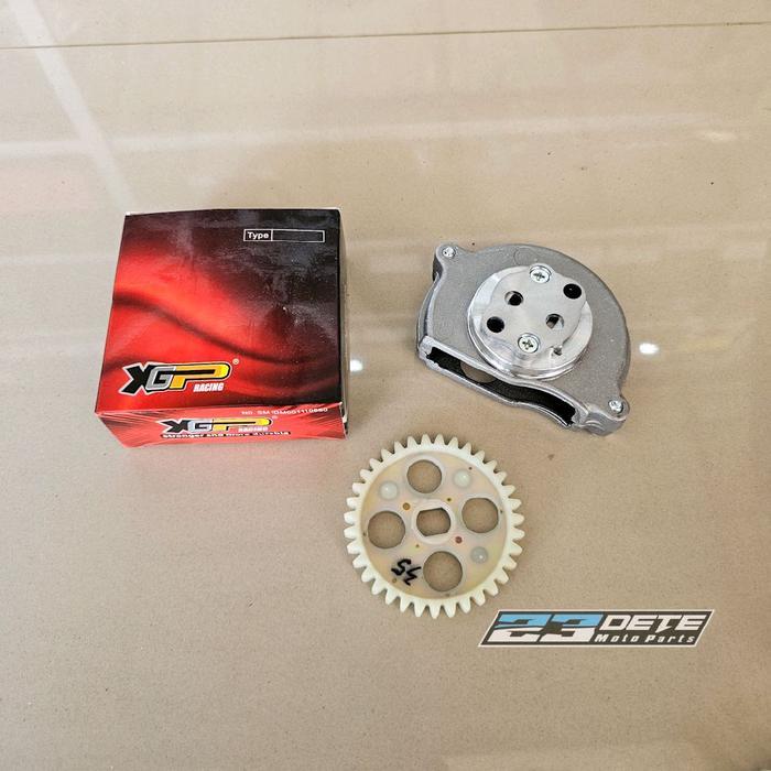 pompa oli XGP model satria fu Gen 1 & Gen 2 PNP CB GL MP Tiger & Gigi teflon 35T 37T
