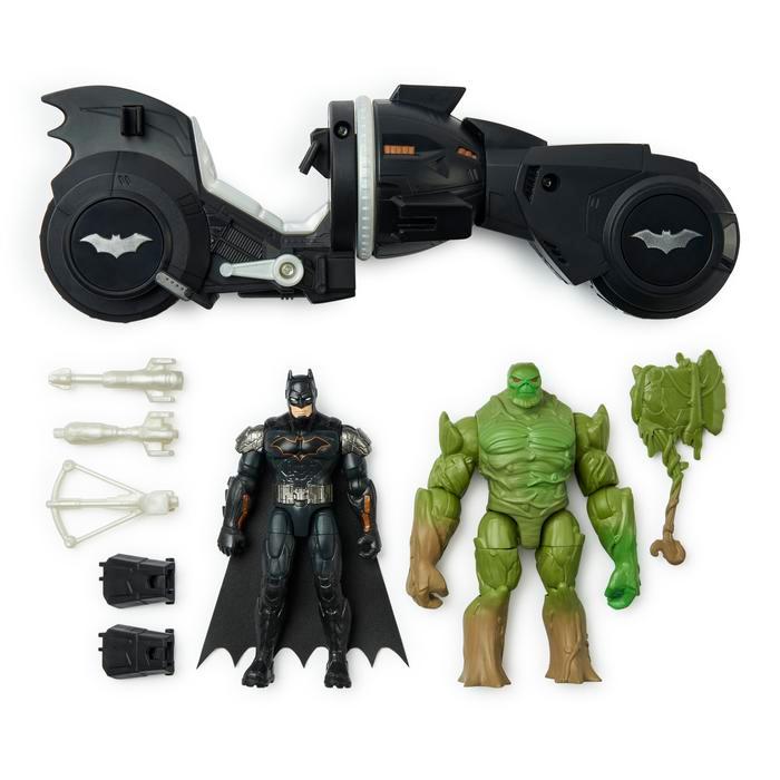 Mainan Figur Dc Batman Batcycle Toy Untuk Anak-Anak