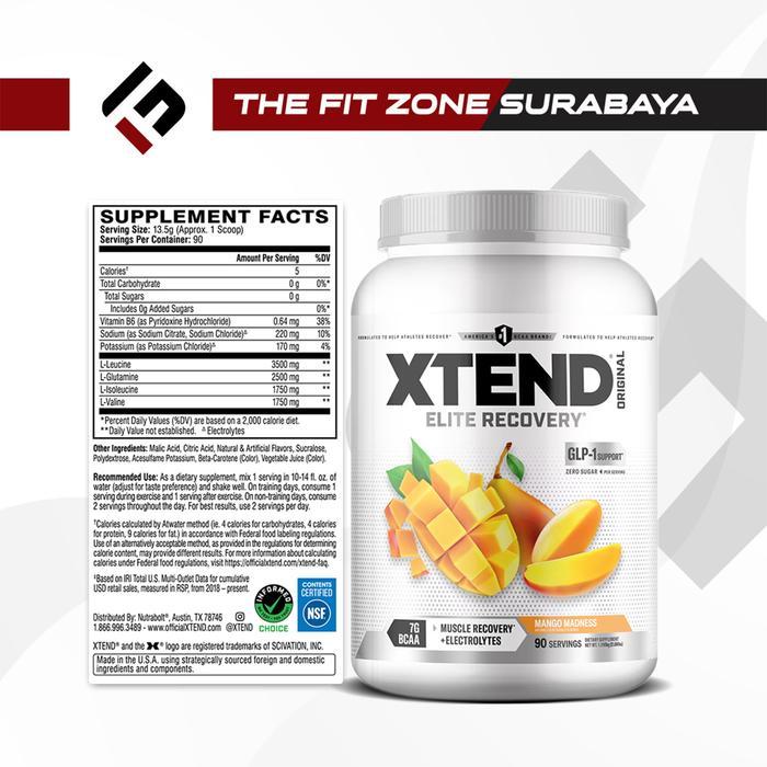 Xtend Bcaa 90 Serving Bcaa + Glutamine Powder