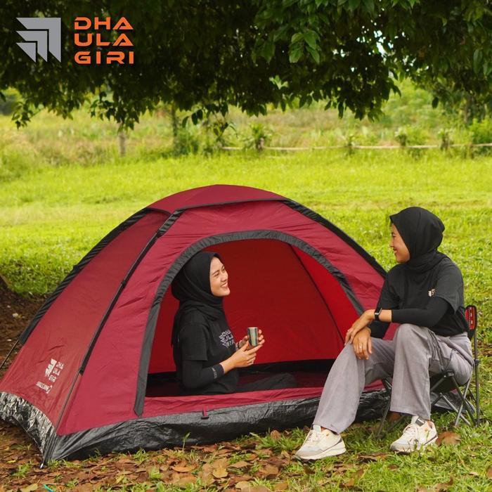 Eiger Sport - Tenda Camping 2 Orang - Tent Single Dome 2P - Tenda 1 Layer Waterproof Pu 1000 Mm