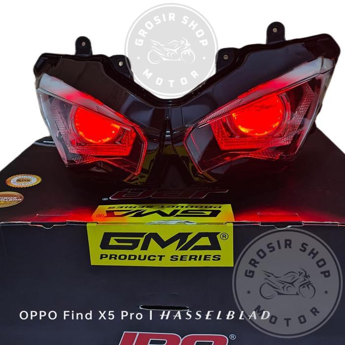 Lampu depan led + projie Zx25r Zx 25rr / Headlamp JPA Zx25rr Zx 25r