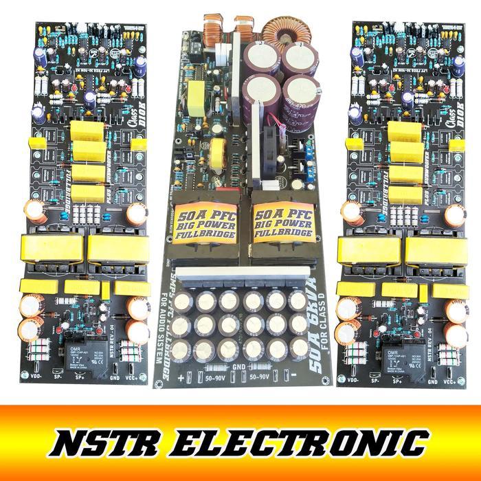 paket amplifier fullbridge 10k dan smps 50A