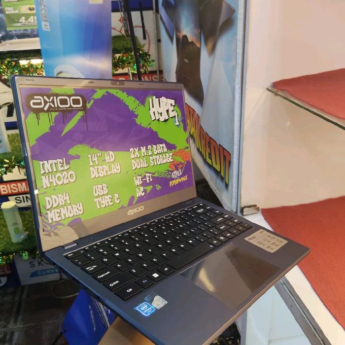 Laptop Baru AXIOO Hype 1 – Spek Pelajar & Mahasiswa Windows 10