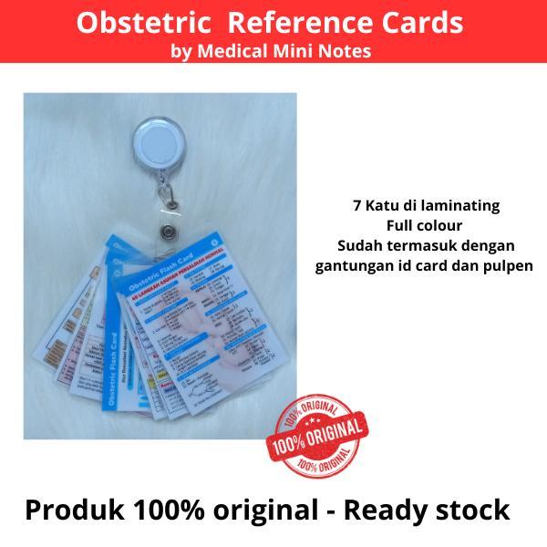 Original Termurah Kartu Obstetri / Obstetri Flash Card / Nametag Obstetri
