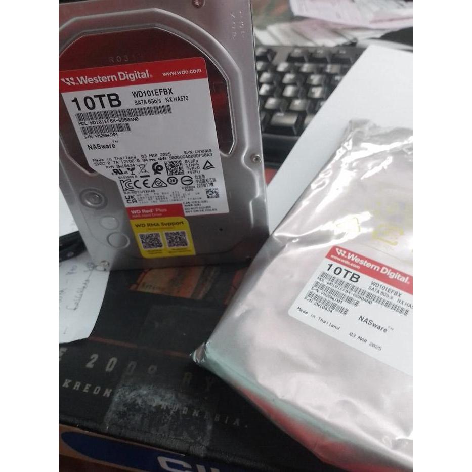 WD RED PLUS WD101EFBX 10 TB 3,5" NAS HDD WD RED PLUS 10TB 7200RPM