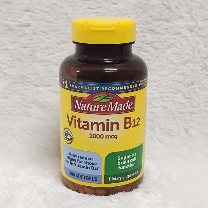 Nature Made Vitamin B12 1000mcg Mendukung Kesehatan Otak & Sistem Saraf Mengurangi Kelelahan 400