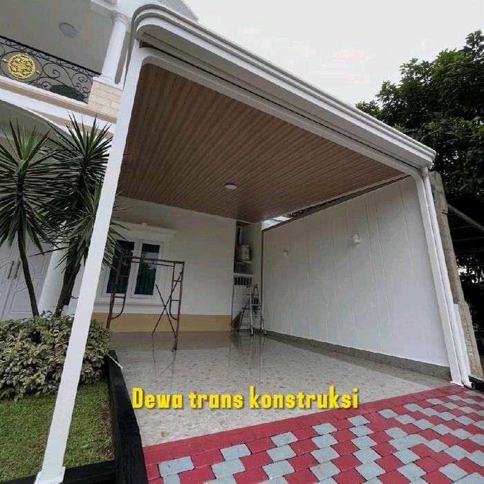 Kanopi plapon holo galpanis propil lis talang /melengkung Baja Pvc