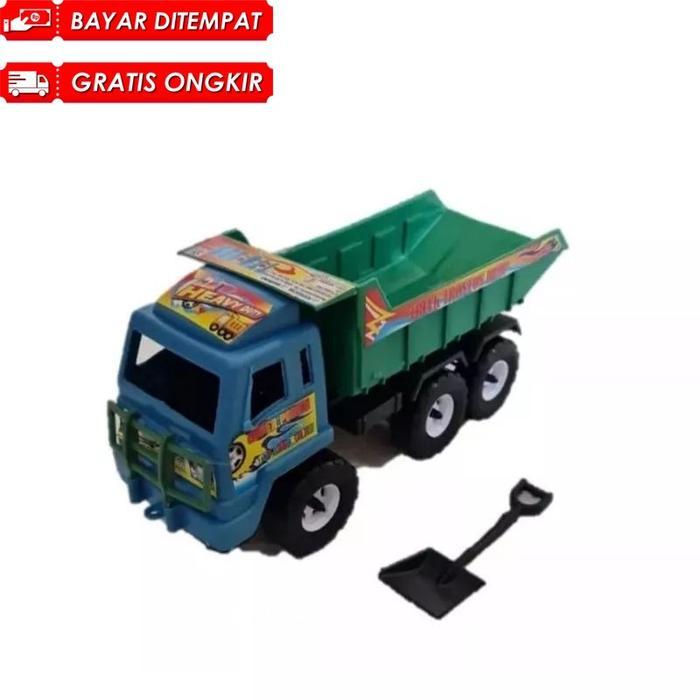 Rt Mainan Truk Ttd Oleng Jomplang / Truk Pasir Oleng Bak Plastik Ready