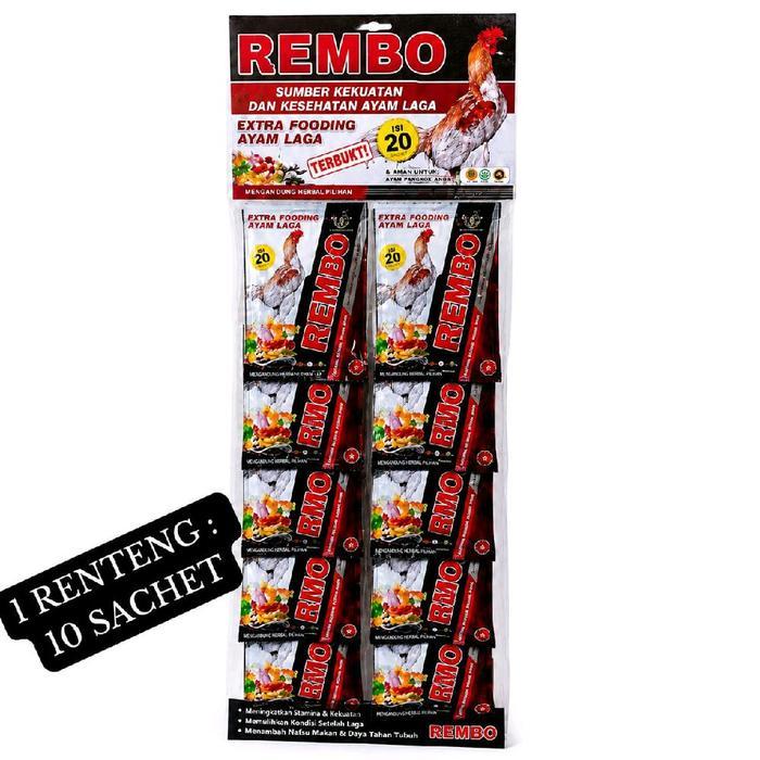 REMBO ( 1 RENCENG 10 SACHET) JAMU AYAM RUBBY PAKHOY