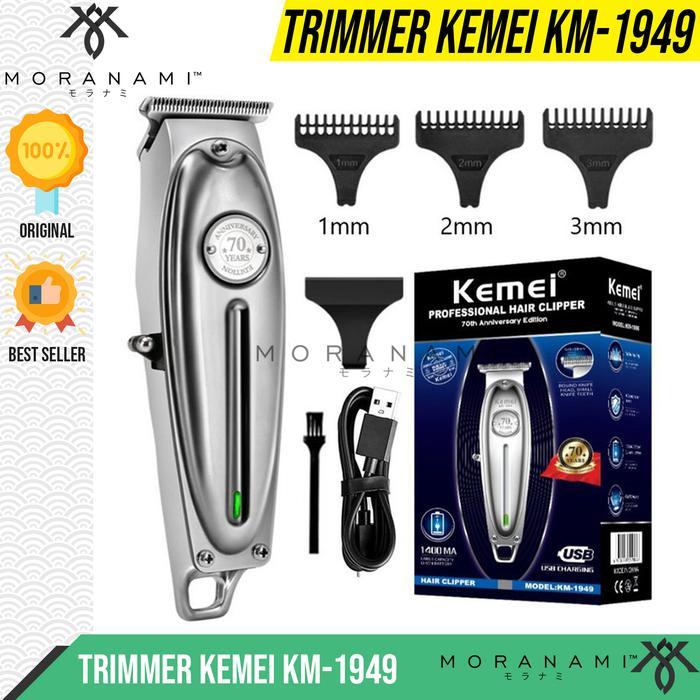Kemei 1949 Mesin Cukur Alat Cukur Rambut Hair Trimmer Kemei Original