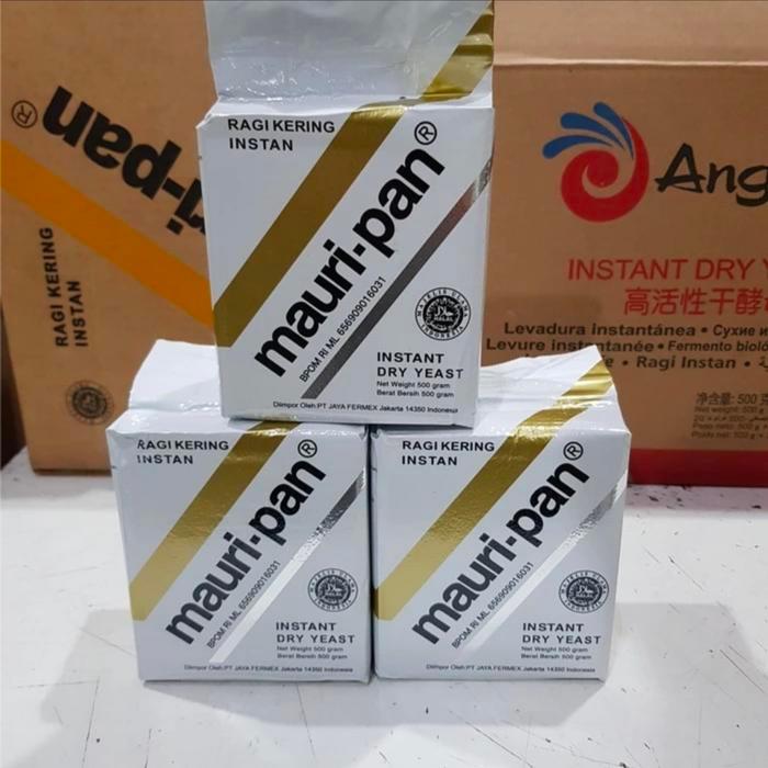 Mauripan 500 gram mauripan print 500 gr ragi instant yeast pengembang