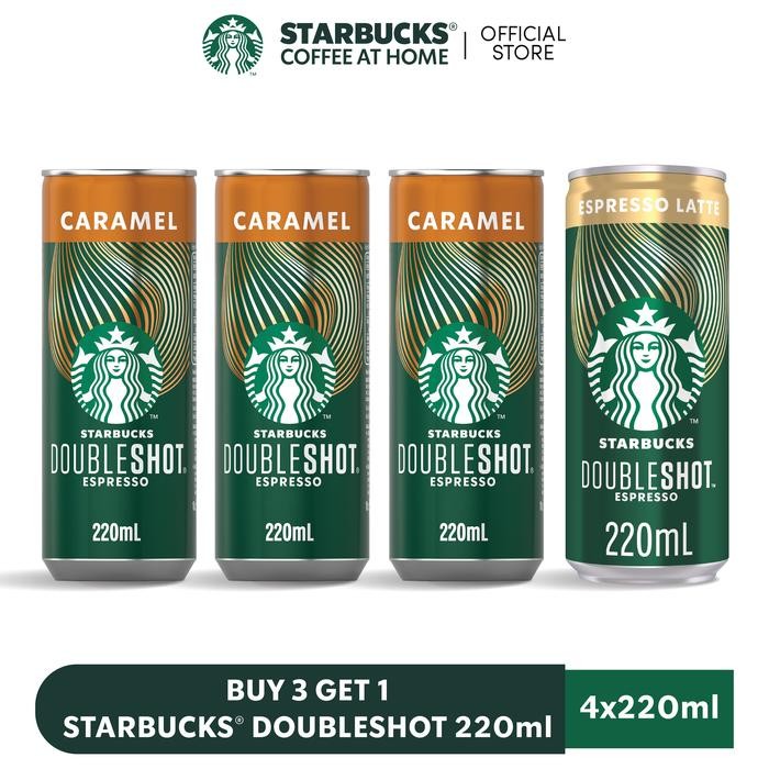 

Promo [Buy 3 Get 1] Starbucks Doubleshot 220Ml All Variant Termurah