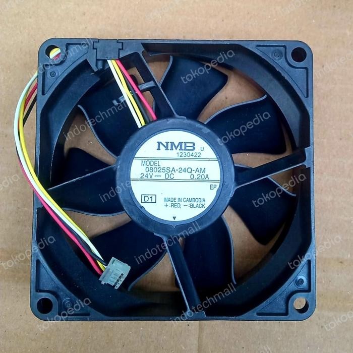Fan 8cm NMB 24V 0,2A 4pin new