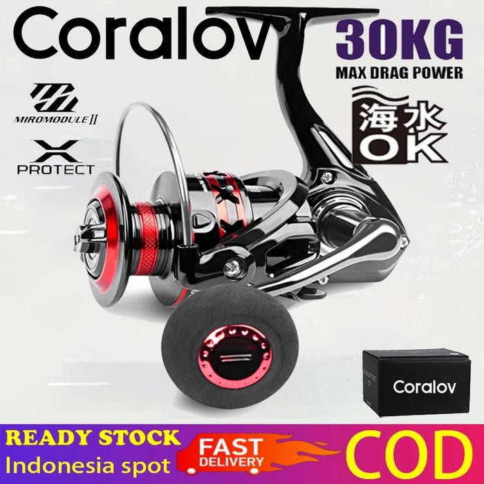 Sougayilang Pro - Reel Pancing Besi Fishing Reel 30Kg Nx2000-7000 Reel Pancing Laut Tarikan Reel