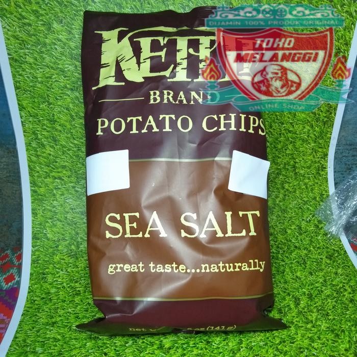 

KETTLE BRAND POTATO CHIPS SEA SALT 142 GR SNACKS KERIPIK KENTANG