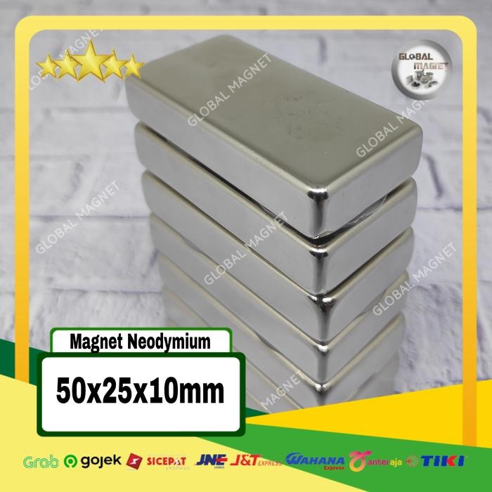 

MAGNET NEODYMIUM / MAGNET PERSEGI 50X25X10mm
