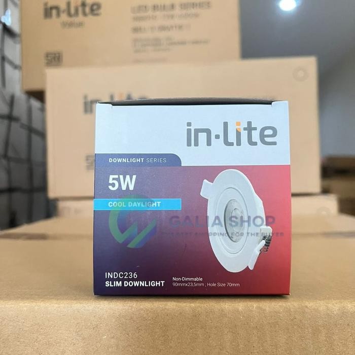 Pilihan- Inlite Lampu Spotlight Slim Led 5W 5Watt Indc236 Inlite