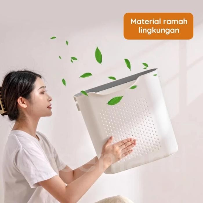 KERANJANG PAKAIAN KOTOR KERANJANG LAUNDRY PLASTIK LAUNDRY BAG SERBAGUNA MULTIFUNGSI BAK BAJU