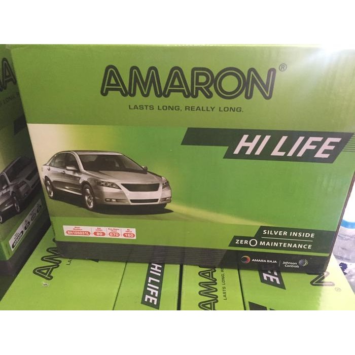 AKI MOBIL MITSUBISHI PAJERO DIESEL 105D31L / 95D31L AMARON HI LIFE