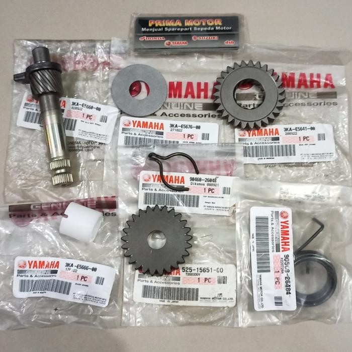 Gear Gigi Slahan Engkol Rx King Set Ori Yamaha