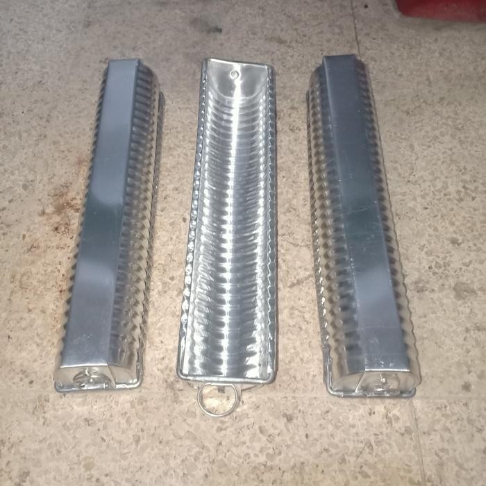 cetakan puding galur panjang / loyang setengah lingkaran panjang kecil