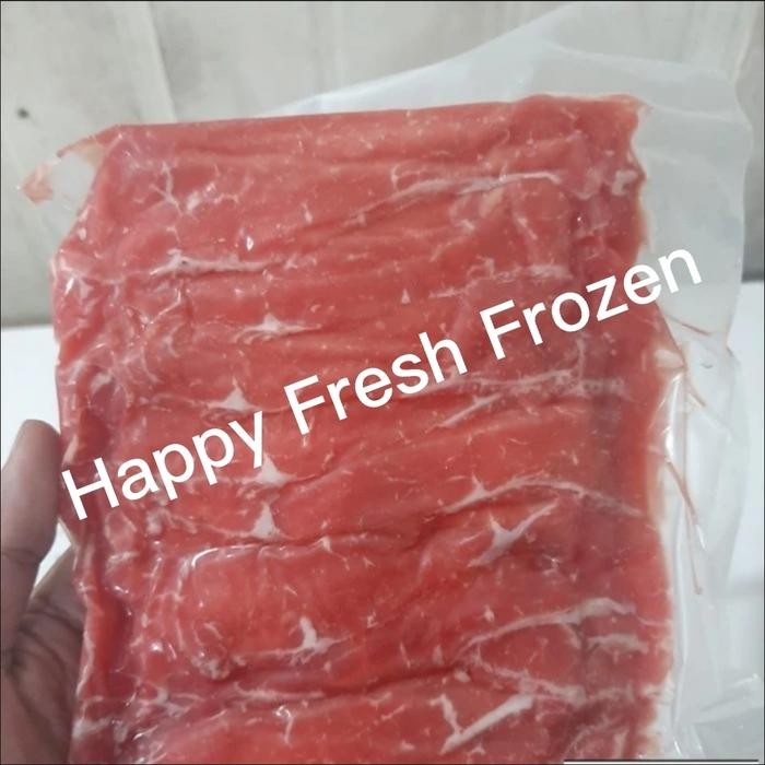 

Pilihan- Daging Sapi Iris Tipis Beku Sukiyaki Teriyaki Import Uk 500 Gram