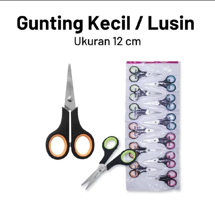 

Pilihan- Gunting Renceng Stainless 845 Bc Ukuran Kecil 12 Cm Gagang Karet Anti Karat 1 Renceng