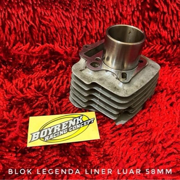 CYLINDER BLOK LEGENDA SUPRAFIT LINER LUAR 58 - BOYRENK RACING CONCEPT