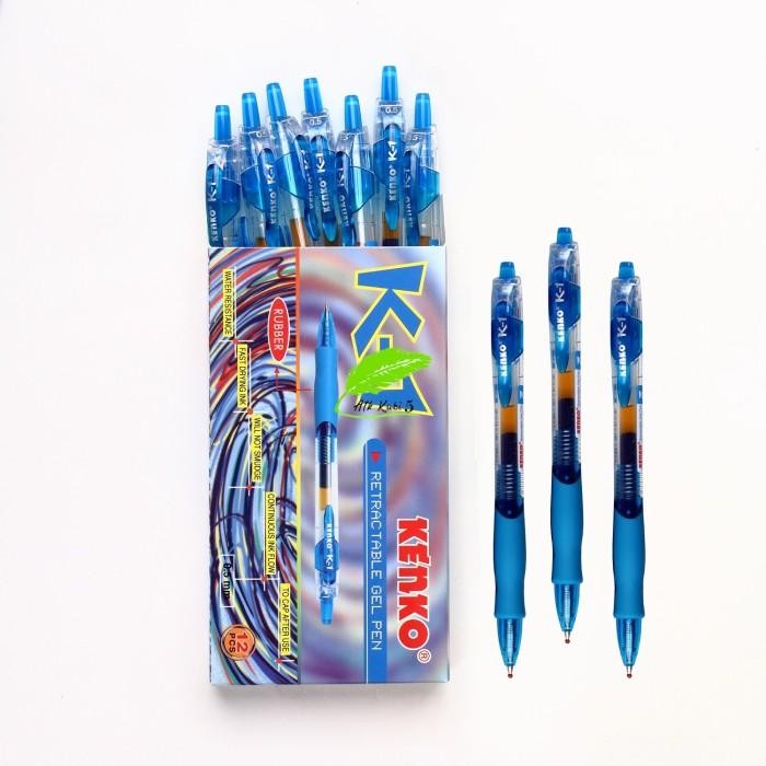 

KENKO Pulpen K-1 Retractable Gel Pen 0.5mm - Lusin