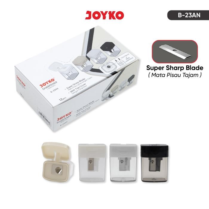 

JOYKO Sharpener Rautan 1 Pack B-23AN Isi 12 Pcs