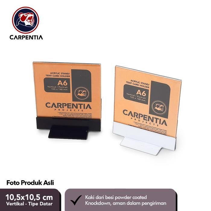 

Carpentia Stand Akrilik Besi/ Datar Persegi 10,5x10,5 cm /Display Mini