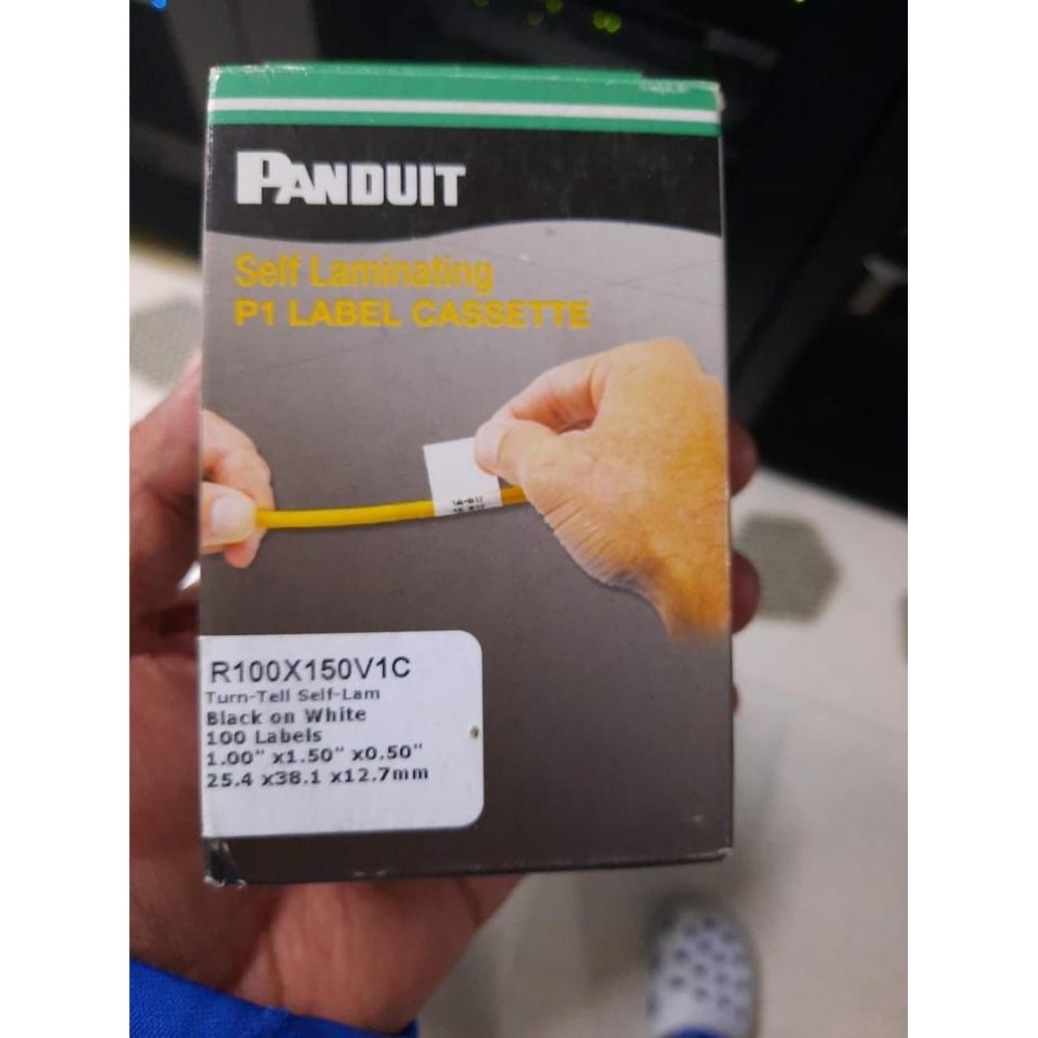 

LABEL PANDUIT R100X150V1C PANDUIT SELF LAMINATING P1 LABEL CASSETE