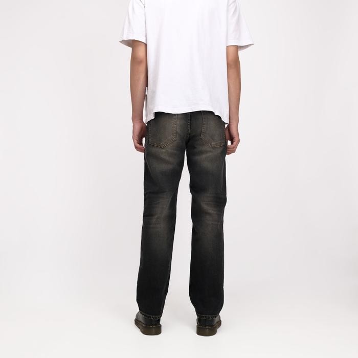 Rockmaker Celana Denim Regular Loose Noisy Black Jeans Nyaman