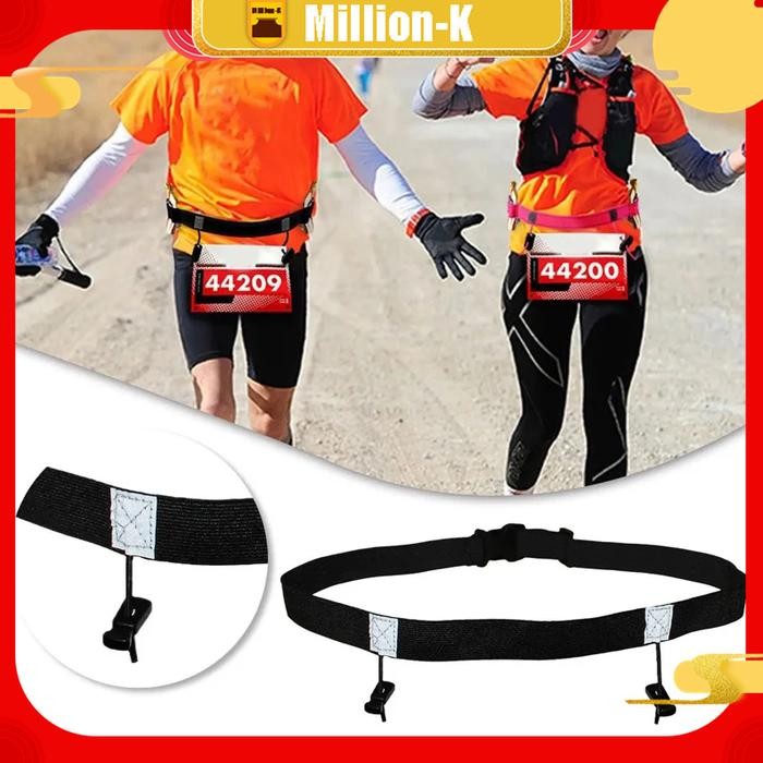 Outdoor Running Belt Race Belt Waist Triathlon Marathon Race Number Belt Adjustable Running